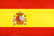 Bandera de España 90 x 150 cm extendida, rojo y gualda con escudo